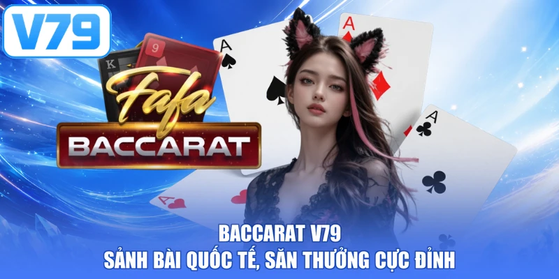 Baccarat V79 - Sảnh Bài Quốc Tế, Săn Thưởng Cực Đỉnh