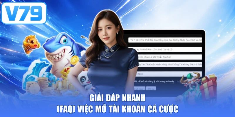 Giải đáp nhanh (FAQ) việc mở tài khoản cá cược