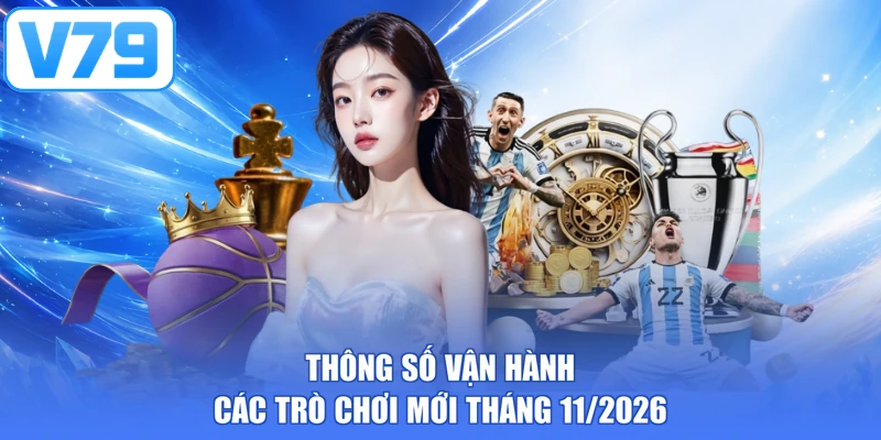 Thông số vận hành các trò chơi mới tháng 11/2026